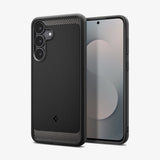 Spigen Rugged Armor mobiltelefon etui 17 cm (6.7") Cover Sort