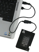 Apricorn Aegis Padlock Fortress 512 GB USB 3.2 Gen 1 (3.1 Gen 1) Sort