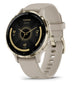 Garmin Venu 3S 3,05 cm (1.2") AMOLED 41 mm Digital 390 x 390 pixel Berøringsskærm Guld, Grå Wi-Fi GPS (satellit)