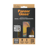 PanzerGlass ® 2-Way Privacy Skærmbeskyttelse Samsung Galaxy Xcover7 Pro | Xcover7 | Xcover6 Pro | Ultra-Wide Fit