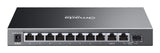 TP-Link Omada ES210GP netværksswitch Administreret L2 Gigabit Ethernet (10/100/1000) Strøm over Ethernet (PoE) DIN rail Sort