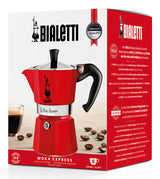 Bialetti Moka Express Moka gryde Rød