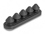 DeLOCK 18444 kabelorganisator Gulv Kabelholder Sort 2 stk