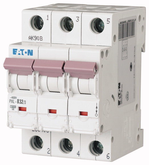 Eaton PXL-B32/3 kredsløbsafbryder Miniature strømafbryder Type B