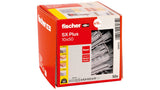 Fischer 568010 skrueanker og vægudtag 50 stk Udvidelsesanker 50 mm