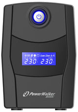PowerWalker VI 1000 STL UPS-enhed Interaktivt indgangsstik 1 kVA 600 W 2 AC stikkontakt(er)