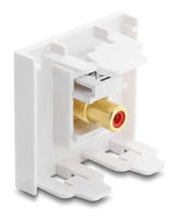DeLOCK Easy 45 RCA - RCA Hvid, Rød