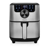Princess 182037 Enkelt 4,5 L Enkeltstående 1500 W Varmluftsteger Sølv