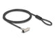 DeLOCK 20678 kabellås Sort 1,8 m