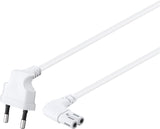 Goobay 97349 el-ledning Hvid 1,5 m Strømstik type C C7 forbinder
