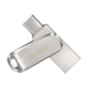 SanDisk Ultra Dual Drive Luxe USB-nøgle 256 GB USB Type-A / USB Type-C 3.2 Gen 1 (3.1 Gen 1) Rustfrit stål