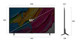 LG QNED 65QNED80A3A TV 165,1 cm (65") 4K Ultra HD Smart TV Wi-Fi Sort