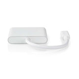 Nedis CCGB64770WT01 dockingstation Ledningsført USB Type-C Hvid
