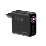 Mobile Origin MO-140WDCH-PW21 oplader til mobil enhed Universel Sort Vekselstrøm Hurtig opladning Indendørs