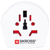 Skross 39768 strømstik adapter Universel Type F Hvid