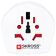 Skross 39768 strømstik adapter Universel Type F Hvid