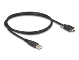 DeLOCK 80478 USB-kabel USB 2.0 1 m USB A Mini-USB B 0,48 Gbit/sek. Sort