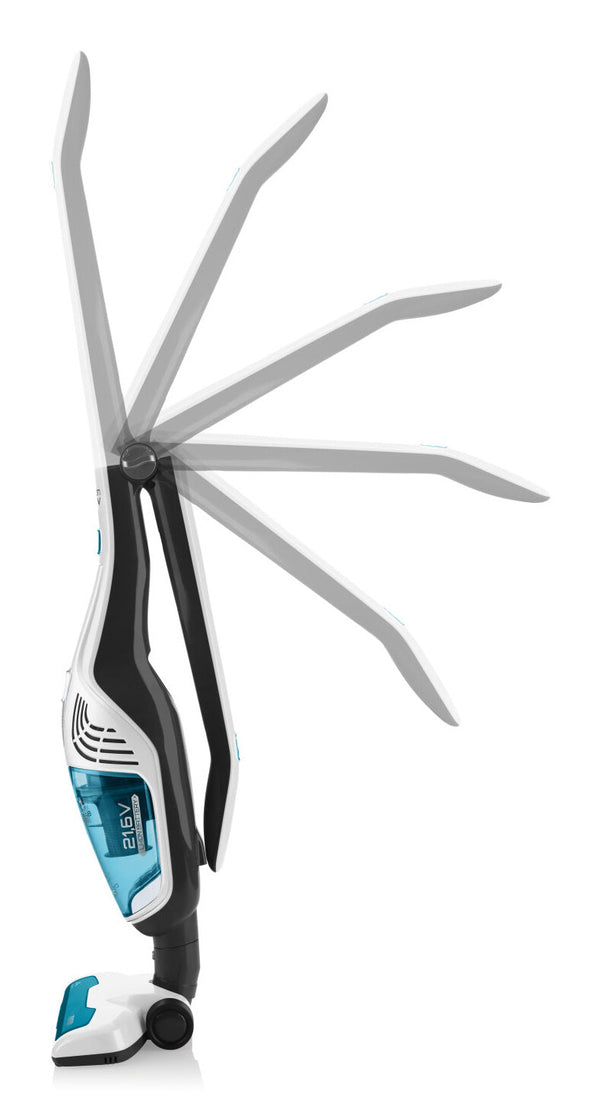 Eta Moneto II AQUA PLUS 3-i-1-stavstøvsuger Batteri Tør&våd Cyclonisk, HEPA Poseløs 0,55 L Blå, Hvid
