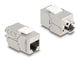 DeLOCK 87891 kabelsamler RJ45 Sølv, Hvid