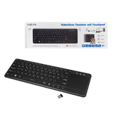 2Direct ID0188 tastatur Hjemme/kontor RF trådløst QWERTZ Tysk Sort
