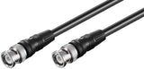 Goobay 50413 koaxial kabel 0,5 m BNC Sort