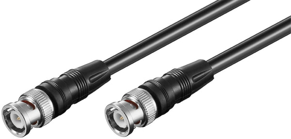 Goobay 50413 koaxial kabel 0,5 m BNC Sort