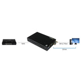 StarTech.com ET91000SM20 netværksomformer til medie 2000 Mbit/s 1310 nm Enkeltilstand Sort