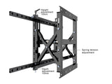 Multibrackets 1749 skærmbeslag til skiltning 2,41 m (95") Sort