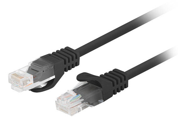 Lanberg PCU6-20CC-0200-BK netværkskabel Sort 2 m Cat6 U/UTP (UTP)