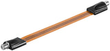 Goobay 11953 koaxial kabel 0,2 m F-type Brun