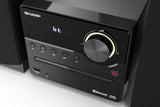 Sharp XL-B512(BK) stereoanlæg Home audio micro system 45 W Sort