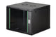 Digitus DN-19 09U-6/6-EC-SW stativ 9U Vægmonteret stativ Sort
