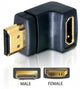 DeLOCK HDMI male > HDMI female 90° down HDMI 1.3 Sort