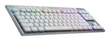 Logitech G G915 X LIGHTSPEED tastatur Spil USB + RF Wireless + Bluetooth QWERTY Nordisk Hvid