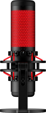 HyperX QuadCast - USB-mikrofon (sort-rød) – rød indikator