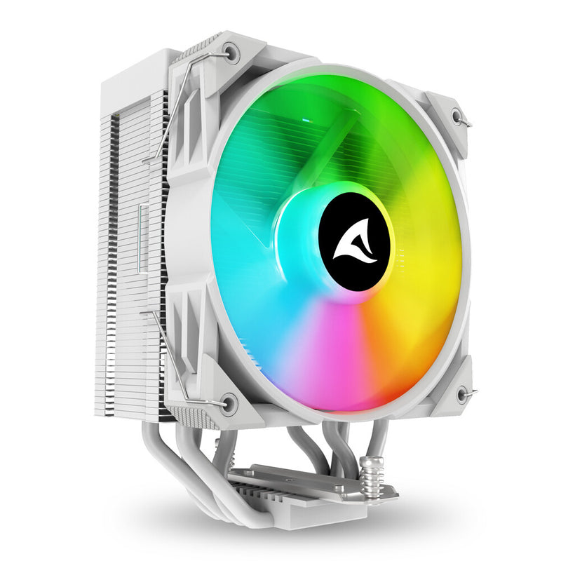 Sharkoon A40 RGB Processor Luftkøler 12 cm Hvid 1 stk