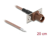 DeLOCK 90733 koaxial kabel RG-316/U 0,2 m FAKRA F Nej Brun