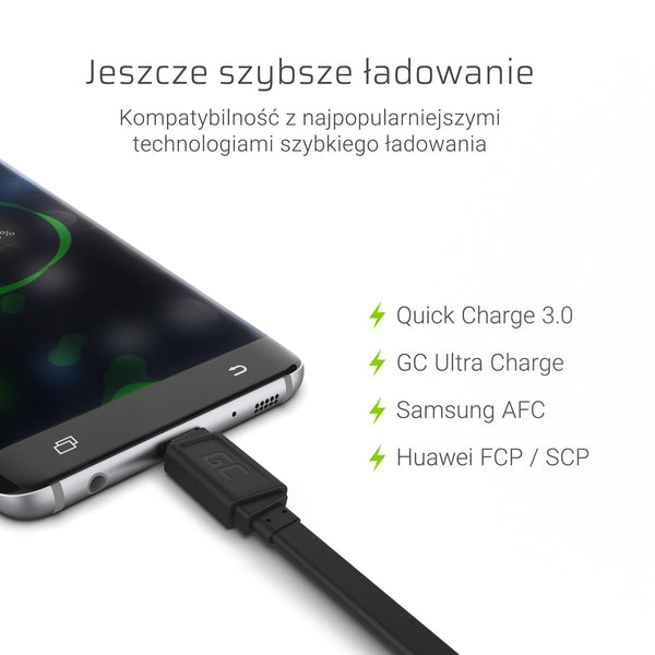 Green Cell KABGC03 USB-kabel 0,25 m USB A USB C 0,48 Gbit/sek. Sort