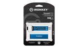 Kingston Technology IronKey 512 GB Keypad 200, FIPS 140-3 niveau 3 AES-256-krypteret