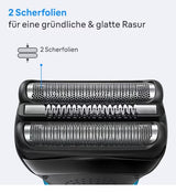 Braun Series 3 310s Folie shaver Trimmer Sort, Blå