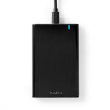 Nedis HDDE25410BK drevkabinet HDD kabinet Sort 2.5"