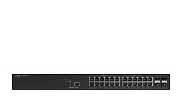 LANCOM GS-3628XUP L3 2.5G Ethernet (100/1000/2500) Strøm over Ethernet (PoE) 1U Sort