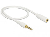 DeLOCK 85628 lydkabel 0,5 m 3.5mm Hvid