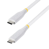 StarTech.com CC1M40GUSB4TPW USB-kabel USB4 Gen 3x2 1 m USB C 40 Gbit/sek. 240 W Hvid