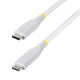 StarTech.com CC1M40GUSB4TPW USB-kabel USB4 Gen 3x2 1 m USB C 40 Gbit/sek. 240 W Hvid