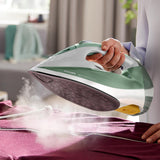 Philips 7000 series DST7012/70 strygejern Dampstrygejern SteamGlide Plus strygesål 2600 W Grøn, Grå
