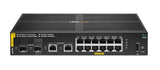 HPE Aruba Networking CX 6100 12G Class4 PoE 2G/2SFP+ 139W Switch Administreret L3 Gigabit Ethernet (10/100/1000) Strøm over Ethernet (PoE) 1U Sort