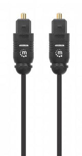 Manhattan 356091 InfiniBand og fiberoptisk kabel 5 m Toslink Sort