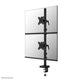 Neomounts DS60-600BL2V skærmbeslag og -stativer 81,3 cm (32") Skrivebord Sort