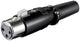 Goobay 11680 kabelsamler XLR (3-pin) Sort